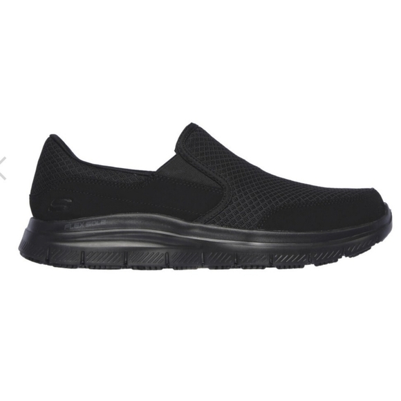 Skechers Memory foam Slip on shoes Black Size 11 - Picture 1 of 10